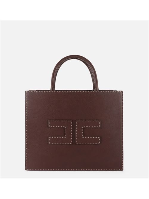 TOTE MEDIA ELISABETTA FRANCHI | BS09A51E2644 cacao